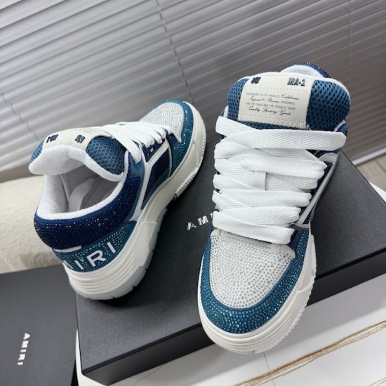 Amiri Crystal MA-1 Sneakers Blue Amiri Crystal MA-1 Sneakers Blue