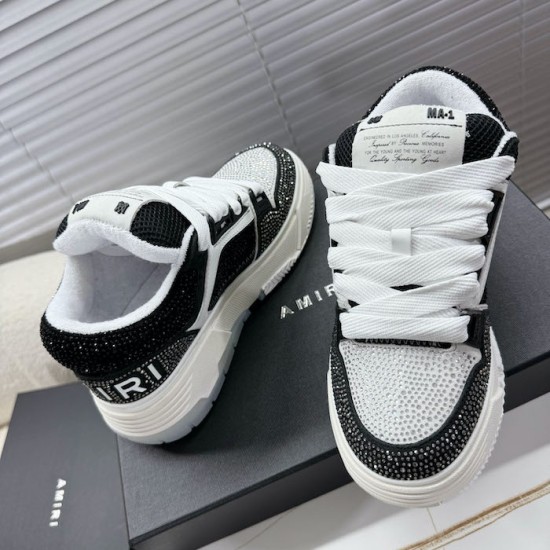 Amiri Crystal MA-1 Sneakers Black / White Amiri Crystal MA-1 Sneakers Black / White