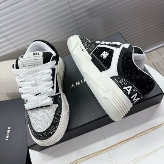 Amiri Crystal MA-1 Sneakers Black / White Amiri Crystal MA-1 Sneakers Black / White