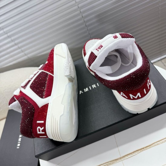 Amiri Crystal MA-1 Sneakers Burgundy Amiri Crystal MA-1 Sneakers Burgundy