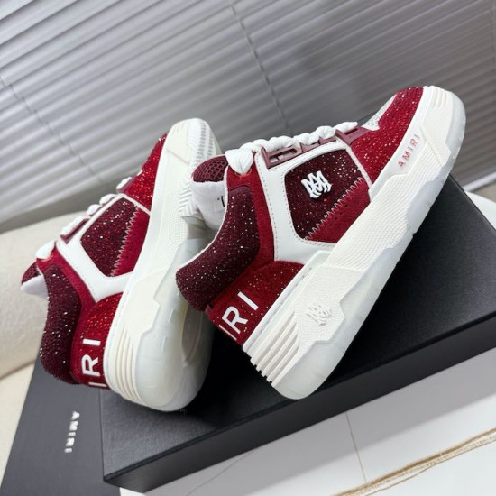 Amiri Crystal MA-1 Sneakers Burgundy Amiri Crystal MA-1 Sneakers Burgundy