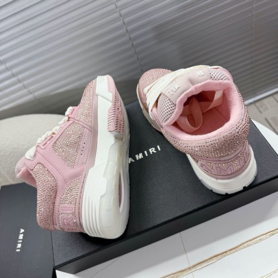 Amiri Crystal MA-1 Sneakers Pink Amiri Crystal MA-1 Sneakers Pink