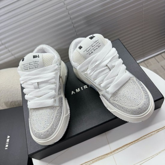 Amiri Crystal MA-1 Sneakers White Amiri Crystal MA-1 Sneakers White