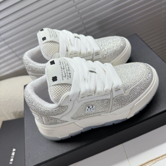 Amiri Crystal MA-1 Sneakers White Amiri Crystal MA-1 Sneakers White