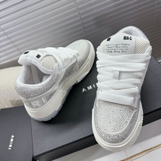 Amiri Crystal MA-1 Sneakers White Amiri Crystal MA-1 Sneakers White