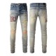Amiri Flannel Core Logo Jean in Clay Indigo Amiri Flannel Core Logo Jean in Clay Indigo