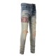 Amiri Flannel Core Logo Jean in Clay Indigo Amiri Flannel Core Logo Jean in Clay Indigo