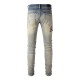 Amiri Flannel Core Logo Jean in Clay Indigo Amiri Flannel Core Logo Jean in Clay Indigo