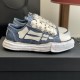 Amiri x MMY Bones Sneakers Denim Amiri x MMY Bones Sneakers Denim