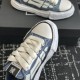 Amiri x MMY Bones Sneakers Denim Amiri x MMY Bones Sneakers Denim
