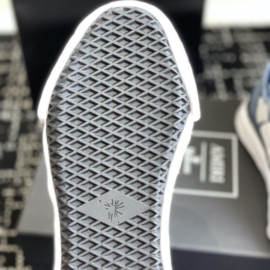 Amiri x MMY Bones Sneakers Denim Amiri x MMY Bones Sneakers Denim
