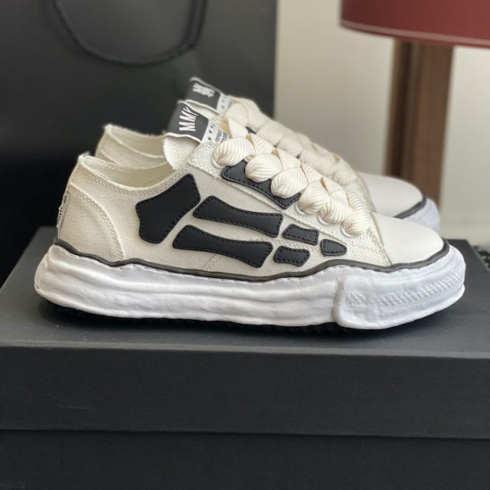 Amiri x MMY Bones Sneakers White Amiri x MMY Bones Sneakers White