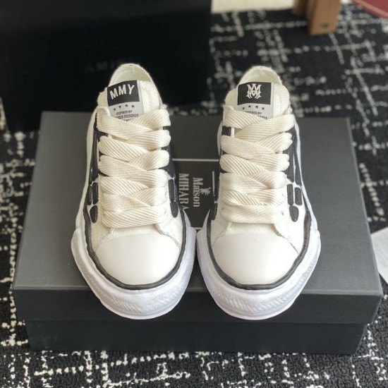 Amiri x MMY Bones Sneakers White Amiri x MMY Bones Sneakers White