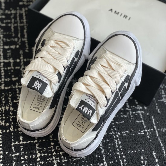 Amiri x MMY Bones Sneakers White Amiri x MMY Bones Sneakers White