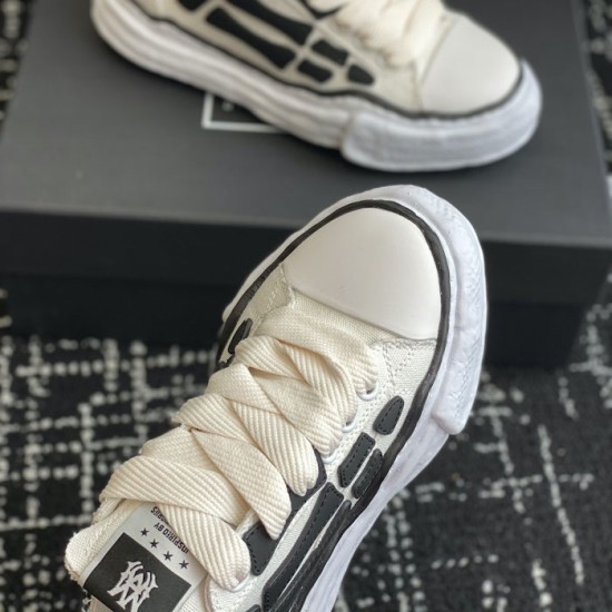 Amiri x MMY Bones Sneakers White Amiri x MMY Bones Sneakers White