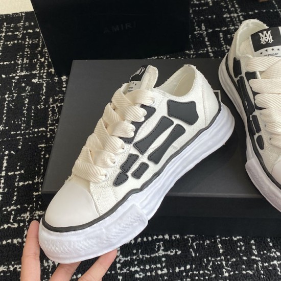 Amiri x MMY Bones Sneakers White Amiri x MMY Bones Sneakers White