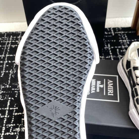 Amiri x MMY Bones Sneakers White Amiri x MMY Bones Sneakers White