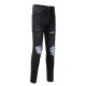 Amiri Plaid MX1 Mid-Rise Skinny Jean Vintage Black Amiri Plaid MX1 Mid-Rise Skinny Jean Vintage Black
