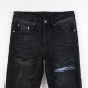 Amiri Plaid MX1 Mid-Rise Skinny Jean Vintage Black Amiri Plaid MX1 Mid-Rise Skinny Jean Vintage Black