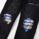 Amiri Plaid MX1 Mid-Rise Skinny Jean Vintage Black Amiri Plaid MX1 Mid-Rise Skinny Jean Vintage Black