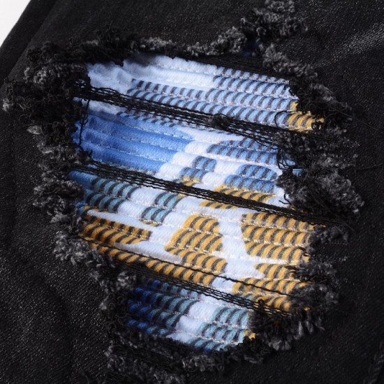 Amiri Plaid MX1 Mid-Rise Skinny Jean Vintage Black Amiri Plaid MX1 Mid-Rise Skinny Jean Vintage Black