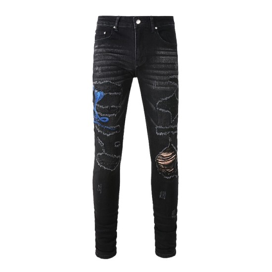 Amiri Snake Skinny Jean Vintage Black Amiri Snake Skinny Jean Vintage Black