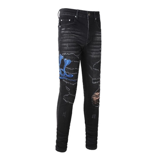 Amiri Snake Skinny Jean Vintage Black Amiri Snake Skinny Jean Vintage Black