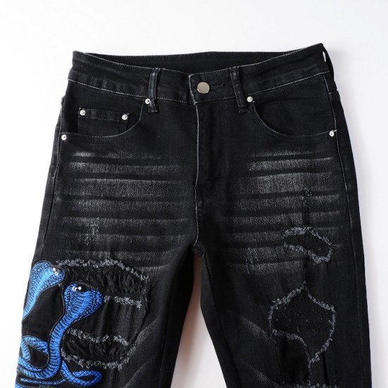 Amiri Snake Skinny Jean Vintage Black Amiri Snake Skinny Jean Vintage Black