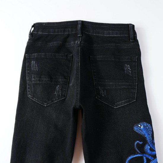 Amiri Snake Skinny Jean Vintage Black Amiri Snake Skinny Jean Vintage Black