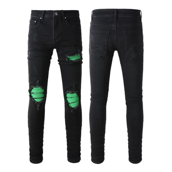 Amiri Ultrasuede MX1 Jean Vintage Black / Green Amiri Ultrasuede MX1 Jean Vintage Black / Green