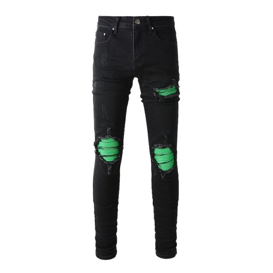 Amiri Ultrasuede MX1 Jean Vintage Black / Green Amiri Ultrasuede MX1 Jean Vintage Black / Green