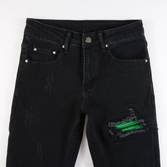 Amiri Ultrasuede MX1 Jean Vintage Black / Green Amiri Ultrasuede MX1 Jean Vintage Black / Green