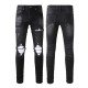 Amiri Ultrasuede MX1 Jean Vintage Black / White Amiri Ultrasuede MX1 Jean Vintage Black / White