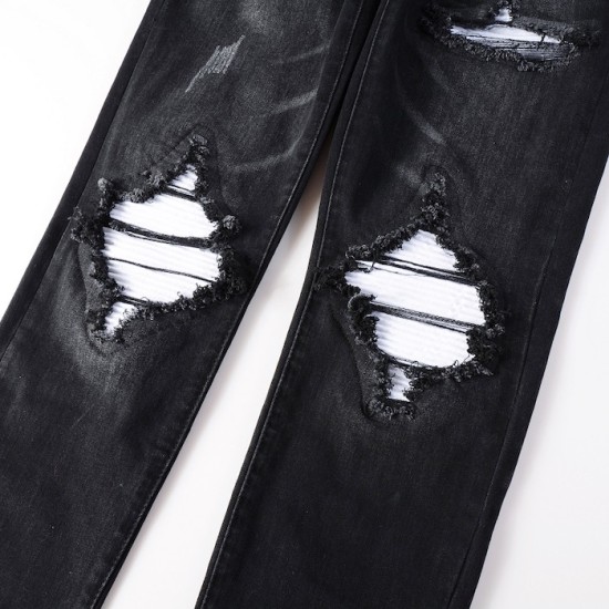 Amiri Ultrasuede MX1 Jean Vintage Black / White Amiri Ultrasuede MX1 Jean Vintage Black / White