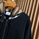 Burberry Check Hood Cotton Zip Hoodie Black Burberry Check Hood Cotton Zip Hoodie Black