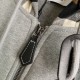 Burberry Check Hood Cotton Zip Hoodie Gray Burberry Check Hood Cotton Zip Hoodie Gray
