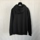 Burberry Icon Stripe Detail Cotton Zip-Front Hooded Sweatshirt Black Burberry Icon Stripe Detail Cotton Zip-Front Hooded Sweatshirt Black