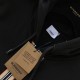 Burberry Icon Stripe Detail Cotton Zip-Front Hooded Sweatshirt Black Burberry Icon Stripe Detail Cotton Zip-Front Hooded Sweatshirt Black