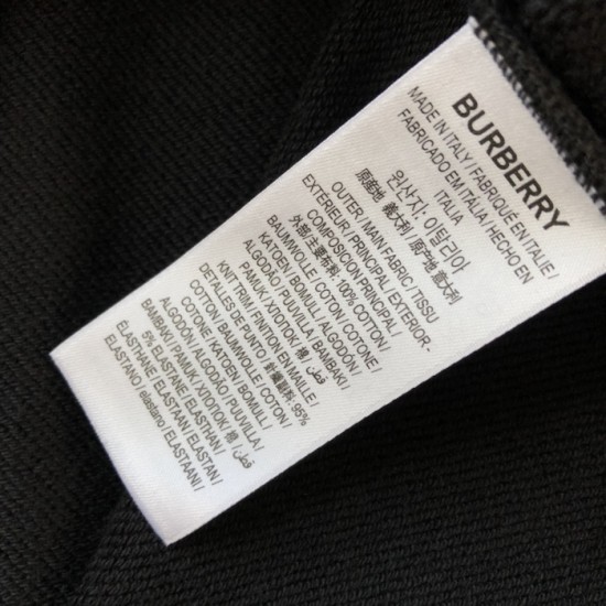 Burberry Icon Stripe Detail Cotton Zip-Front Hooded Sweatshirt Black Burberry Icon Stripe Detail Cotton Zip-Front Hooded Sweatshirt Black