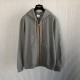 Burberry Icon Stripe Detail Cotton Zip-Front Hooded Sweatshirt Gray Burberry Icon Stripe Detail Cotton Zip-Front Hooded Sweatshirt Gray