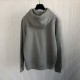 Burberry Icon Stripe Detail Cotton Zip-Front Hooded Sweatshirt Gray Burberry Icon Stripe Detail Cotton Zip-Front Hooded Sweatshirt Gray
