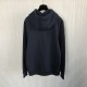 Burberry Icon Stripe Detail Cotton Zip-Front Hooded Sweatshirt Navy Burberry Icon Stripe Detail Cotton Zip-Front Hooded Sweatshirt Navy