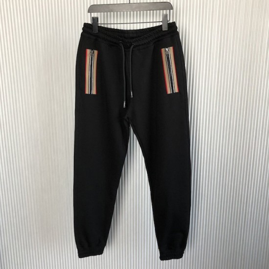 Burberry Icon Stripe Track Pants Black Burberry Icon Stripe Track Pants Black