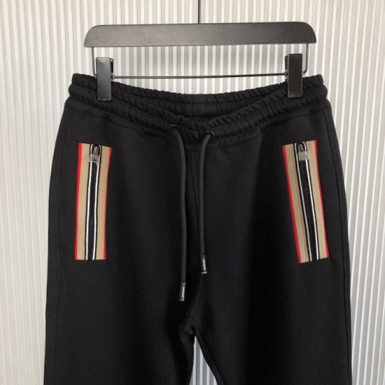 Burberry Icon Stripe Track Pants Black Burberry Icon Stripe Track Pants Black