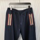 Burberry Icon Stripe Track Pants Navy Burberry Icon Stripe Track Pants Navy