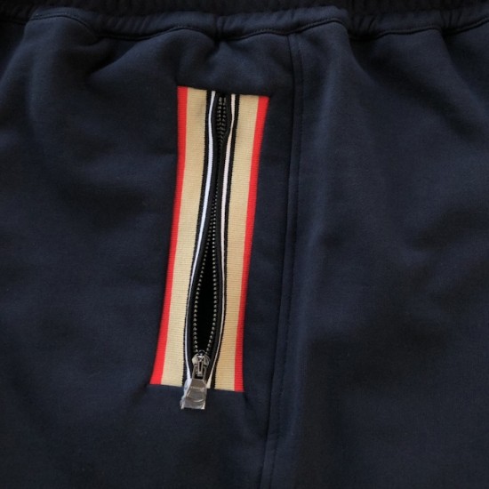 Burberry Icon Stripe Track Pants Navy Burberry Icon Stripe Track Pants Navy