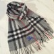Burberry Check Cashmere Scarf Archive Grey Burberry Check Cashmere Scarf Archive Grey