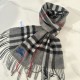 Burberry Check Cashmere Scarf Archive Grey Burberry Check Cashmere Scarf Archive Grey