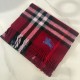 Burberry Check Cashmere Scarf Archive Red Burberry Check Cashmere Scarf Archive Red
