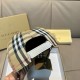 Burberry Check Cotton Baseball Cap Beige Burberry Check Cotton Baseball Cap Beige